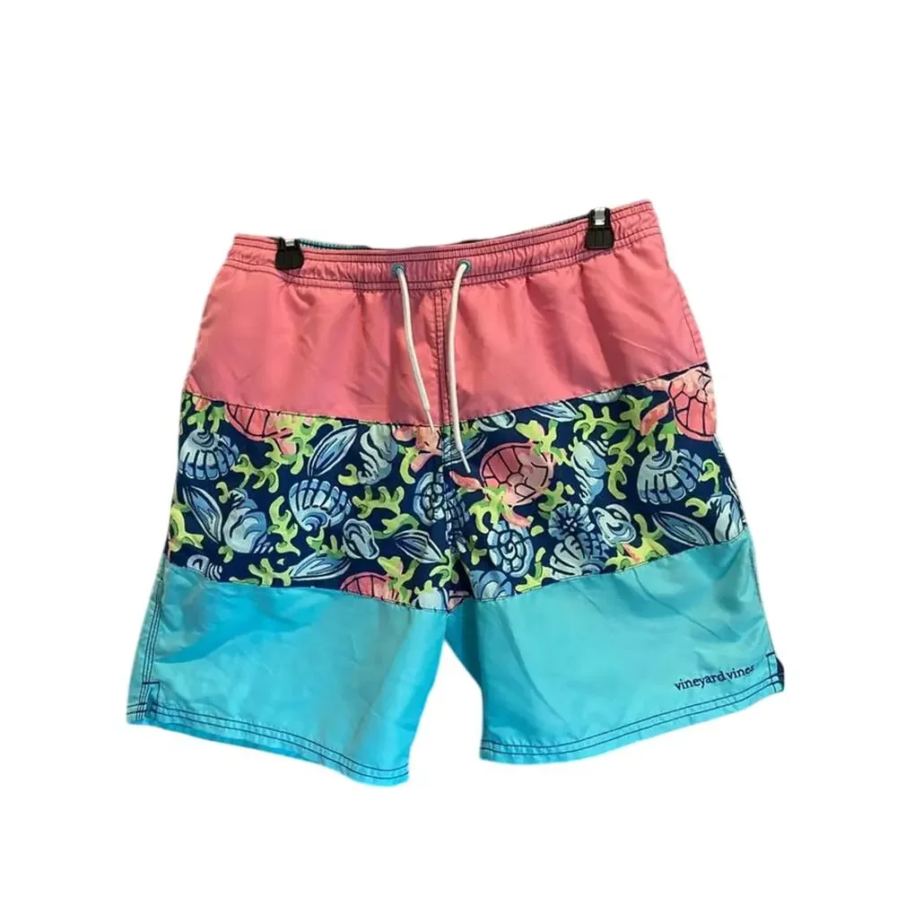 Mens vineyard vines swim shorts medium